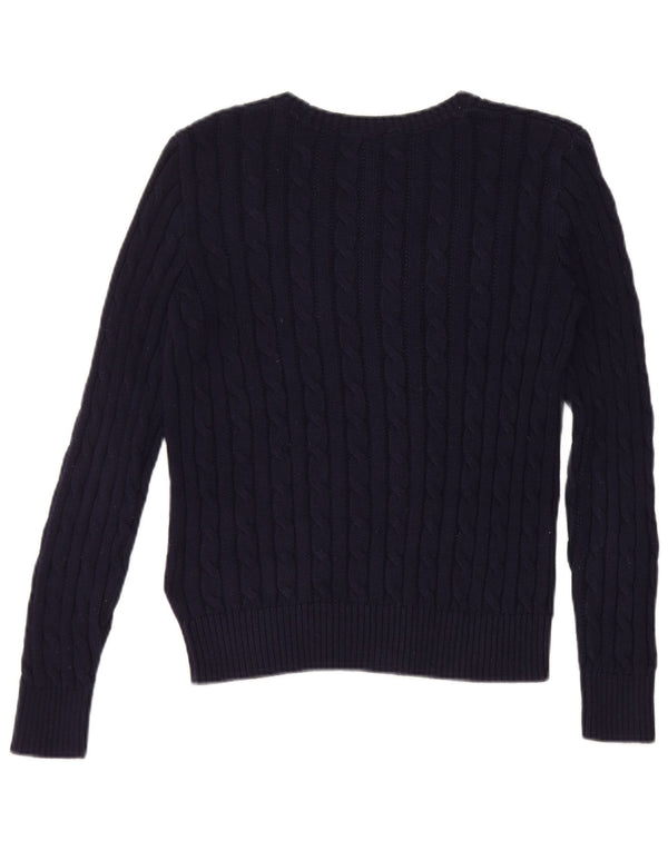 Polo Ralph Lauren Mädchen-Trainingsanzug, Oberteil, Jacke, 12–13 Jahre, Größe L, Marineblau