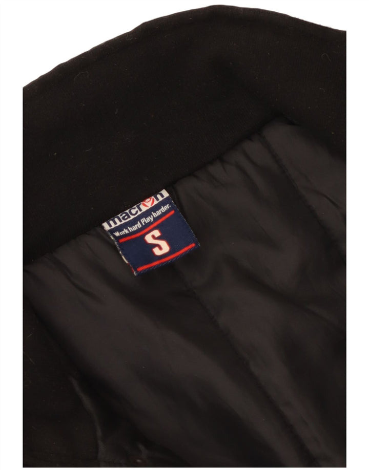 Macron Herren-Windbreaker-Mantel mit Grafik, UK 36, Größe S, Schwarz, Farbblock
