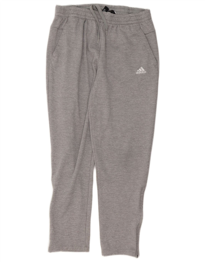 Adidas Herren-Trainingshose, großes graues Polyester