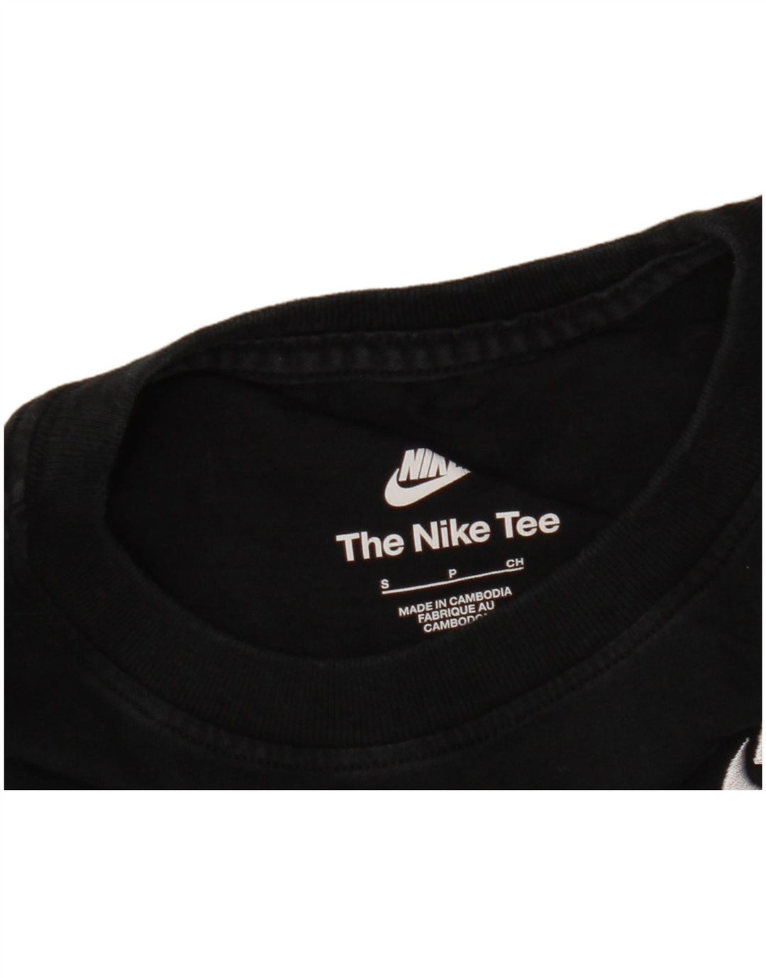 NIKE Damen T-Shirt Top UK 10 Small Schwarz