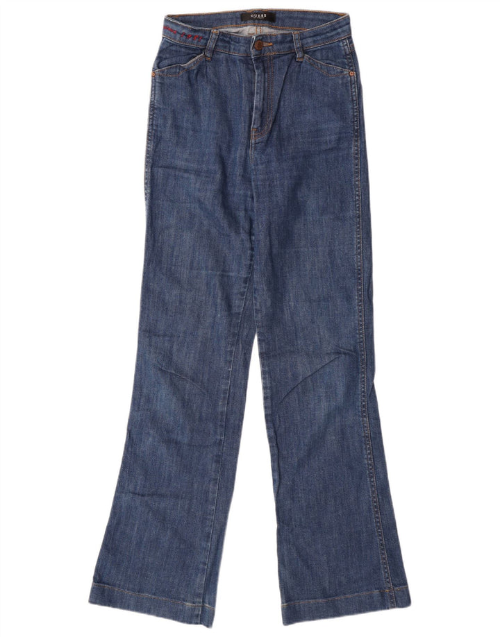 Guess Damen Bootcut Jeans W25 L32 Blau