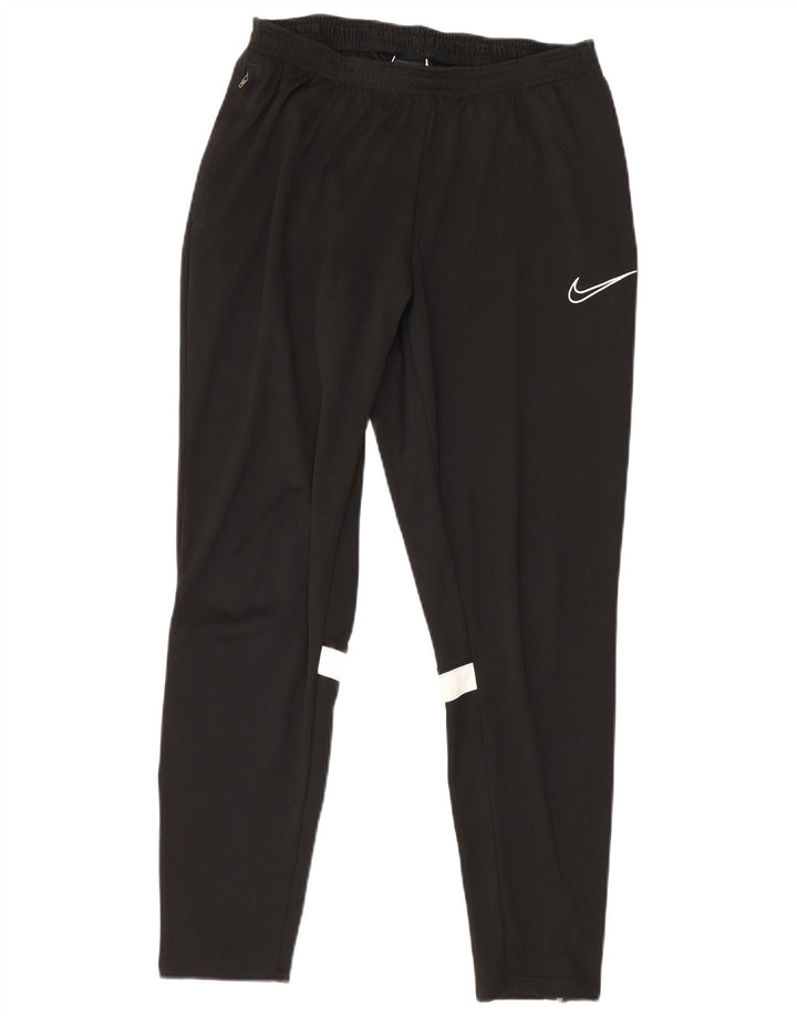 Nike Herren Dri Fit Trainingshose, groß, schwarzes Farbblock-Polyester