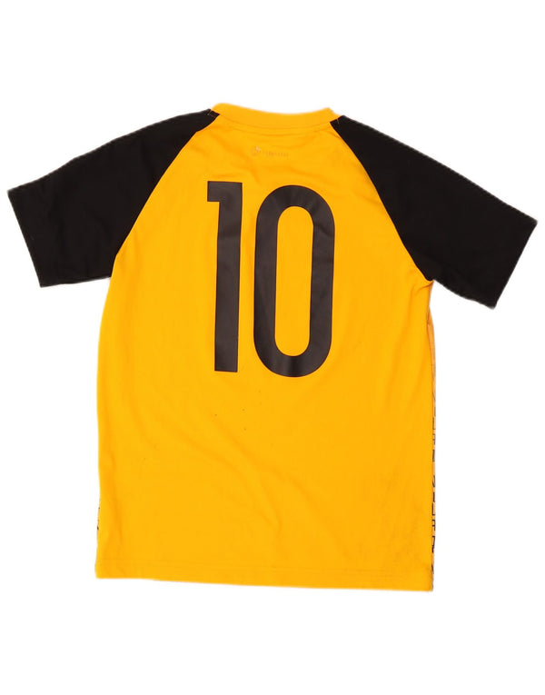 Adidas Jungen MESSI Graphic T-Shirt Top 11-12 Jahre Gelb Polyester Sport