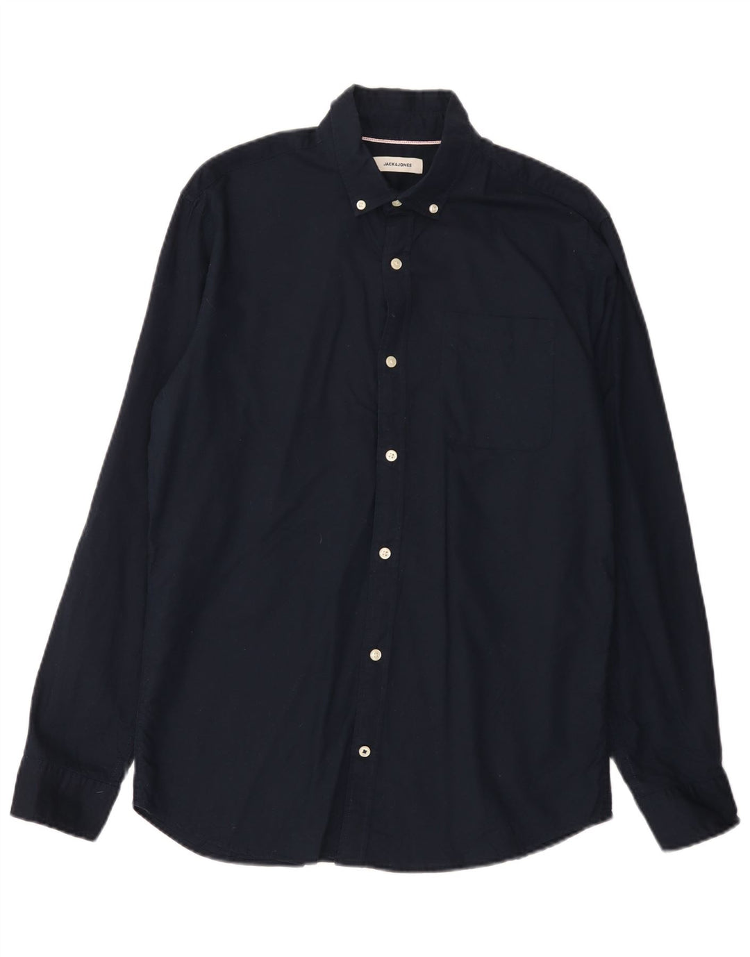 Jack & Jones Herren-Hemd, groß, marineblau, Baumwolle