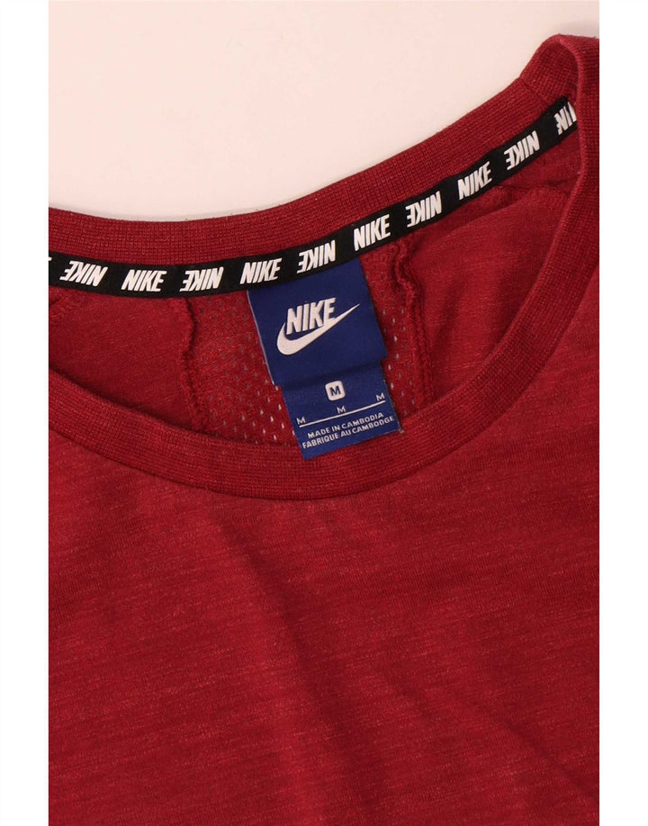 Nike Herren T-Shirt Top Medium Rot meliert