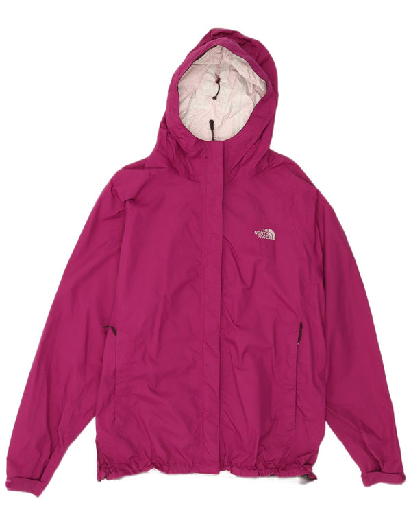 The North Face Womens Hooded Oversized Rain Jacket UK 18 XL Lila Nylon