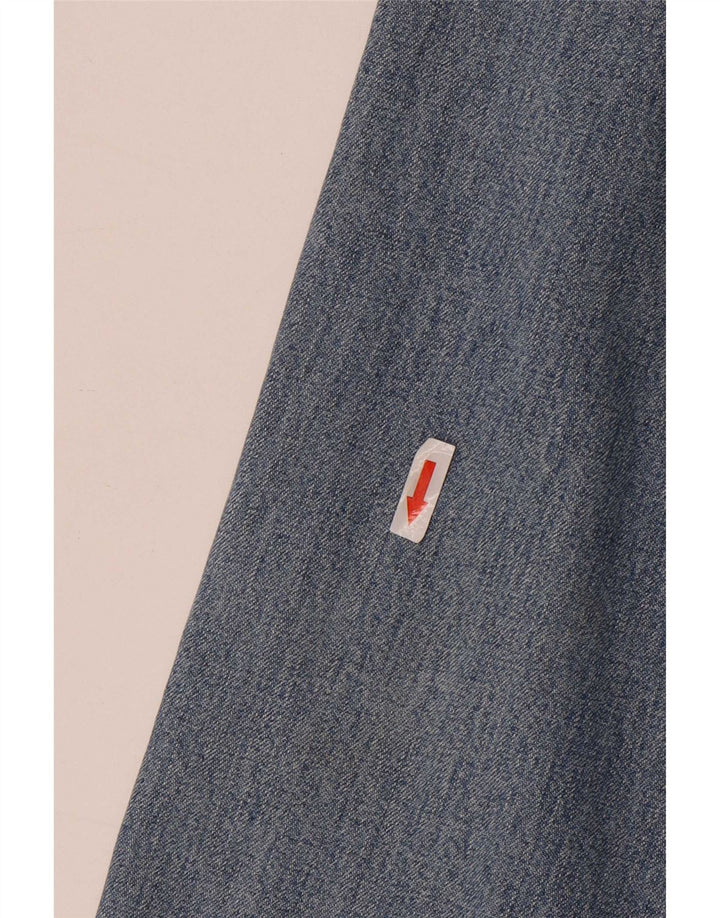 Lee Herren Cargo-Latzhose, Jeans, W32, L30, Blau, Baumwolle