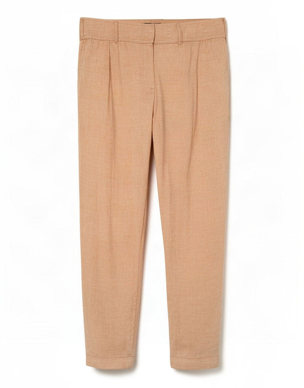 Marks & Spencer Slim Chino-Hose für Damen, UK 8, Größe S, W28, L28, Rosa, Leinen
