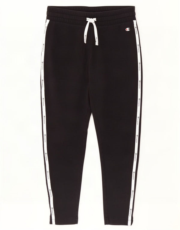 Champion Damen-Trainingshose mit Grafik, UK 12, Mittelschwarz, Farbblock