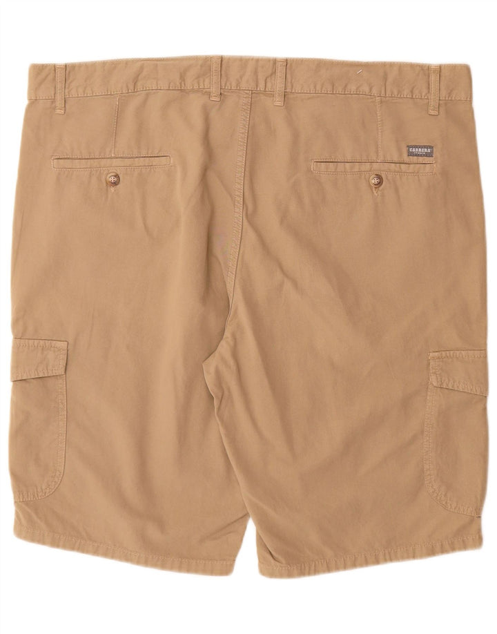 Carrera Herren-Cargoshorts mit normaler Passform, W38, XL, Beige, Baumwolle