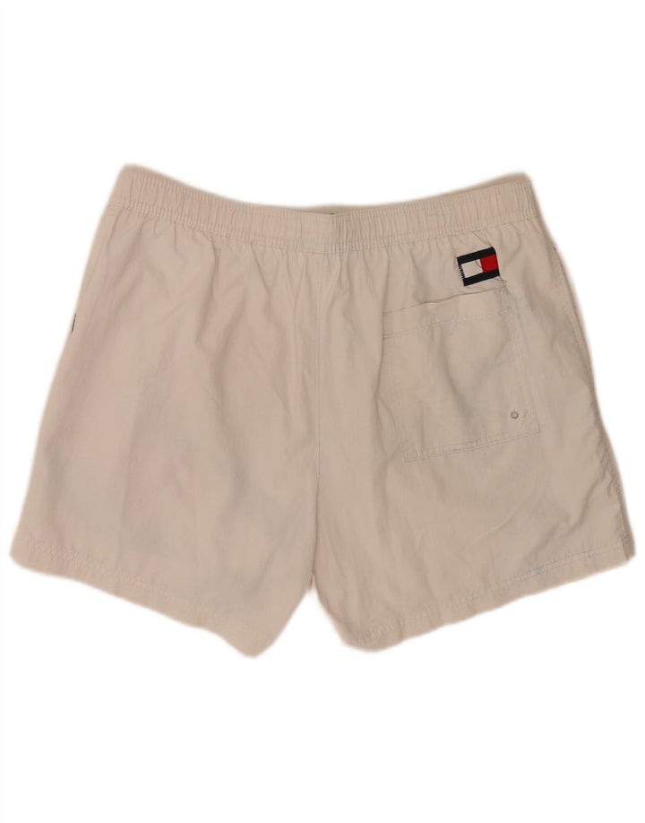 Tommy Hilfiger Herren Graphic Regular Badeshorts XL Weiß Farbblock