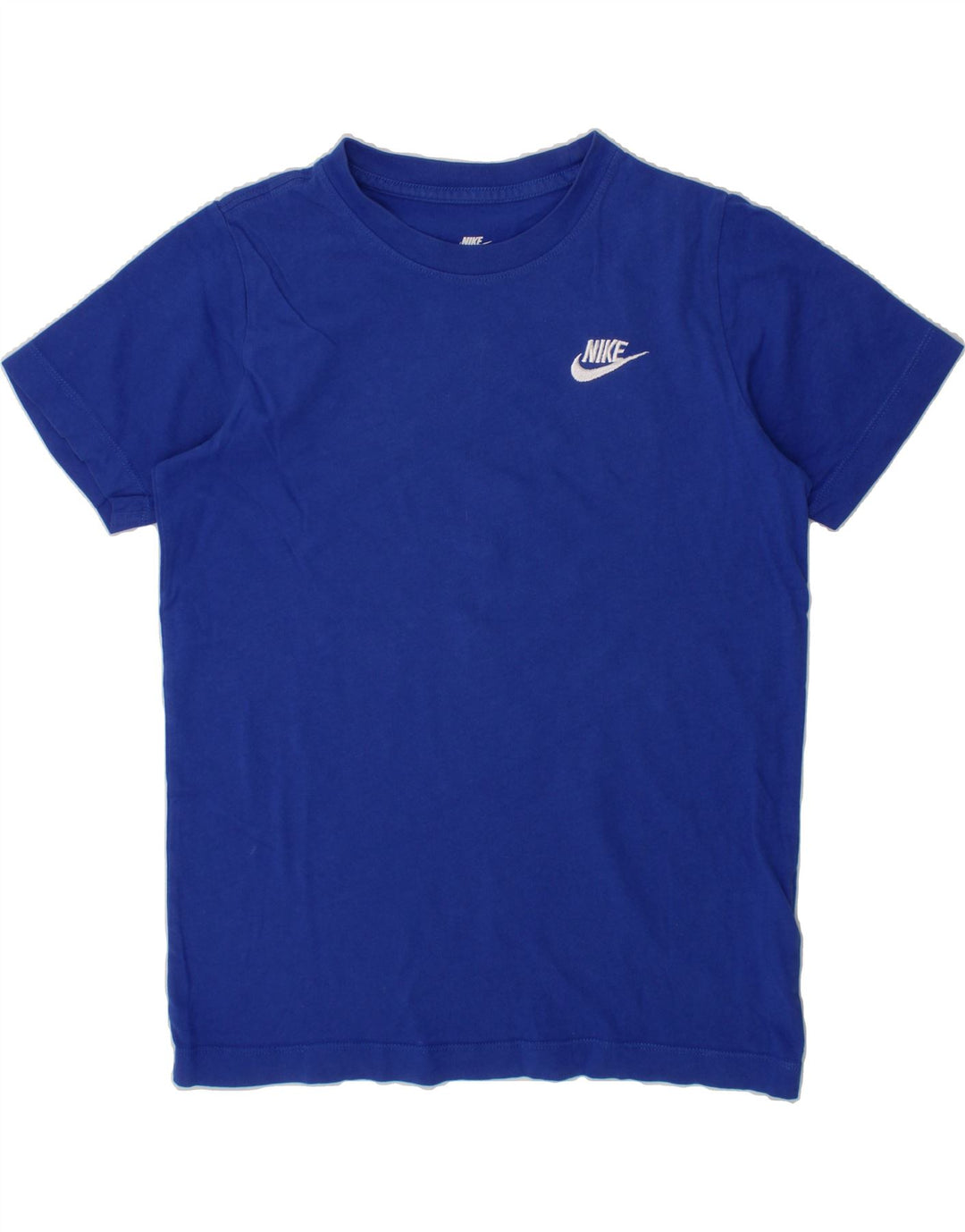 NIKE Boys T-Shirt Top 10-11 Years Medium Blue Cotton Vintage Nike and Second-Hand Nike from Messina Hembry 
