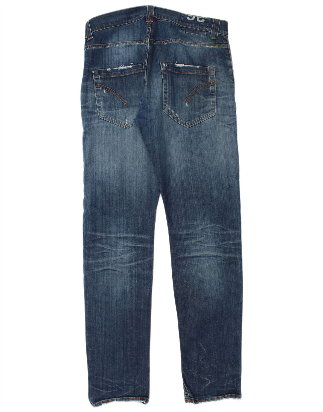 Dondup Herren Slim Jeans W36 L34 Blaue Baumwolle