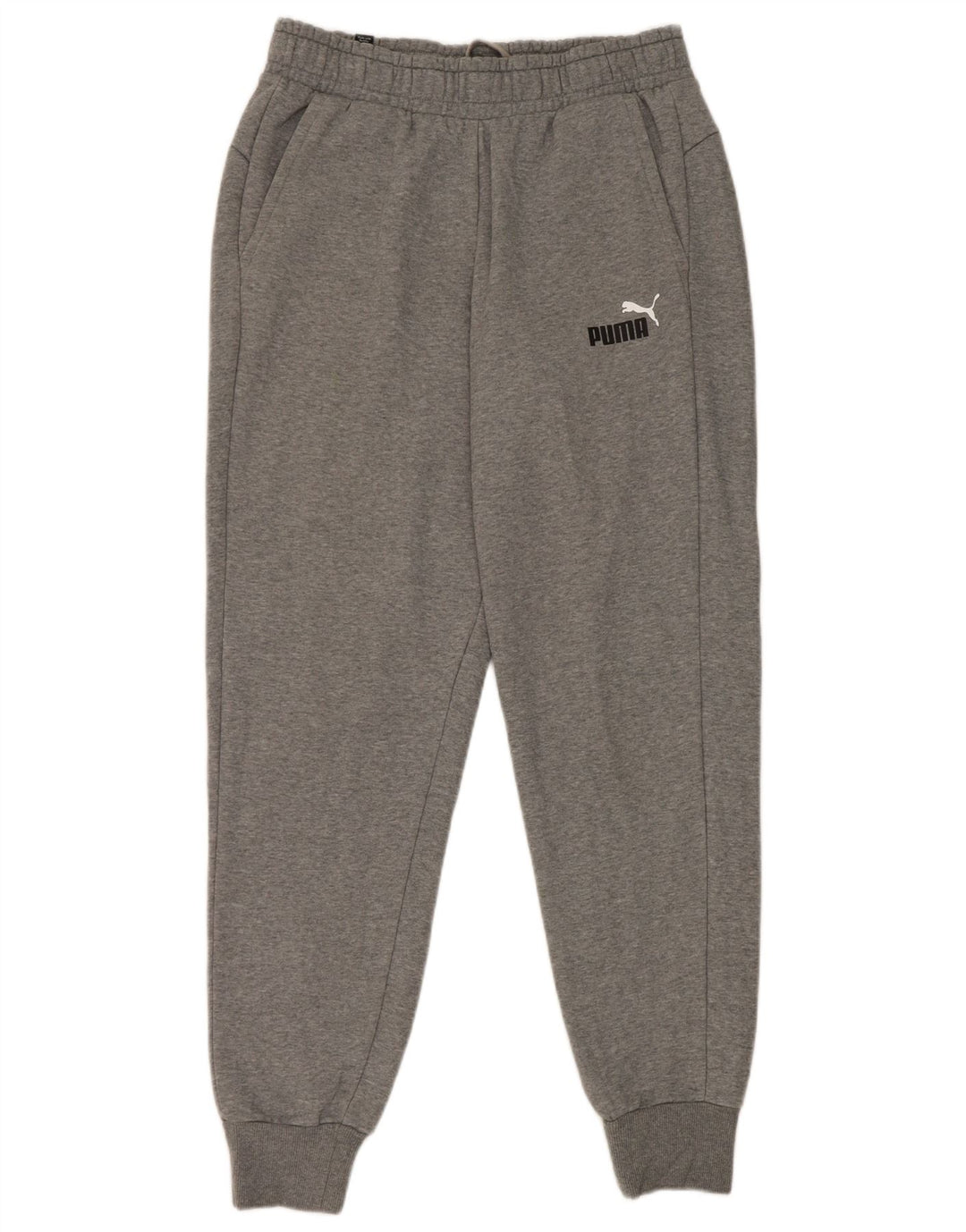 Puma Herren-Trainingshose, Jogginghose, mittelgraue Baumwolle