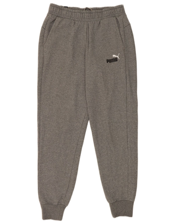 Puma Herren-Trainingshose, Jogginghose, mittelgraue Baumwolle