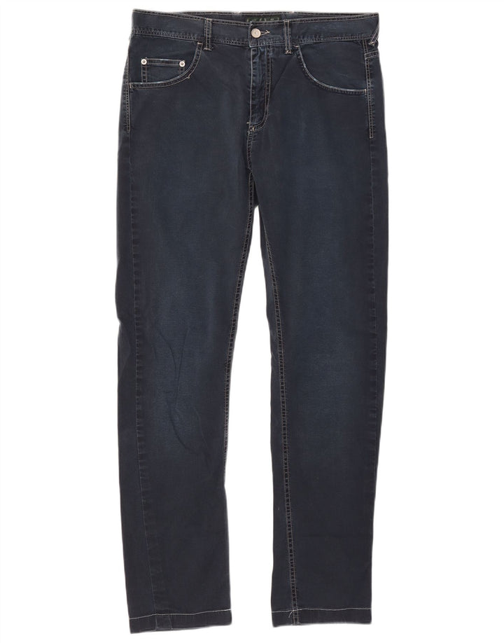 Fred Perry Herren Slim Jeans IT 48 Mittel W33 L30 Marineblau Baumwolle