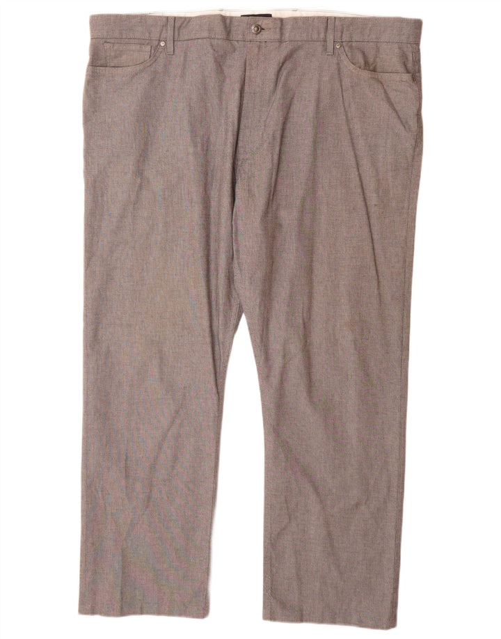 Marks & Spencer Herren Blue Harbour Straight Freizeithose W44 L31 Grau