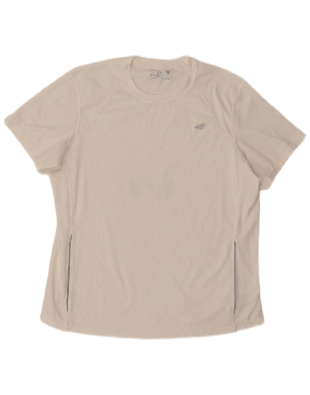 New Balance Herren T-Shirt Top XL Weiß Colourblock Polyester