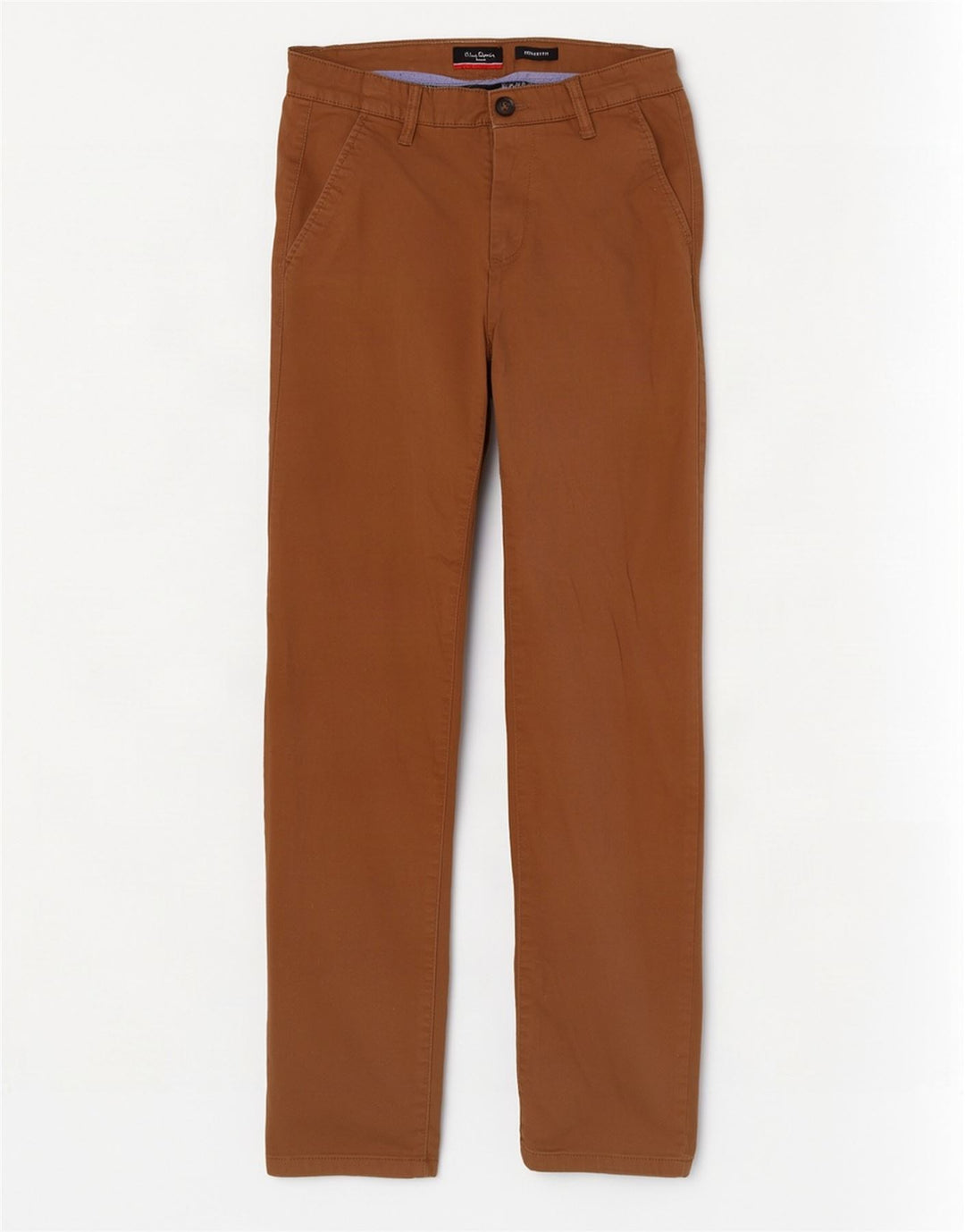 Pierre Cardin Herren-Chinohose mit normaler Passform, W30, L30, Beige, Polyester