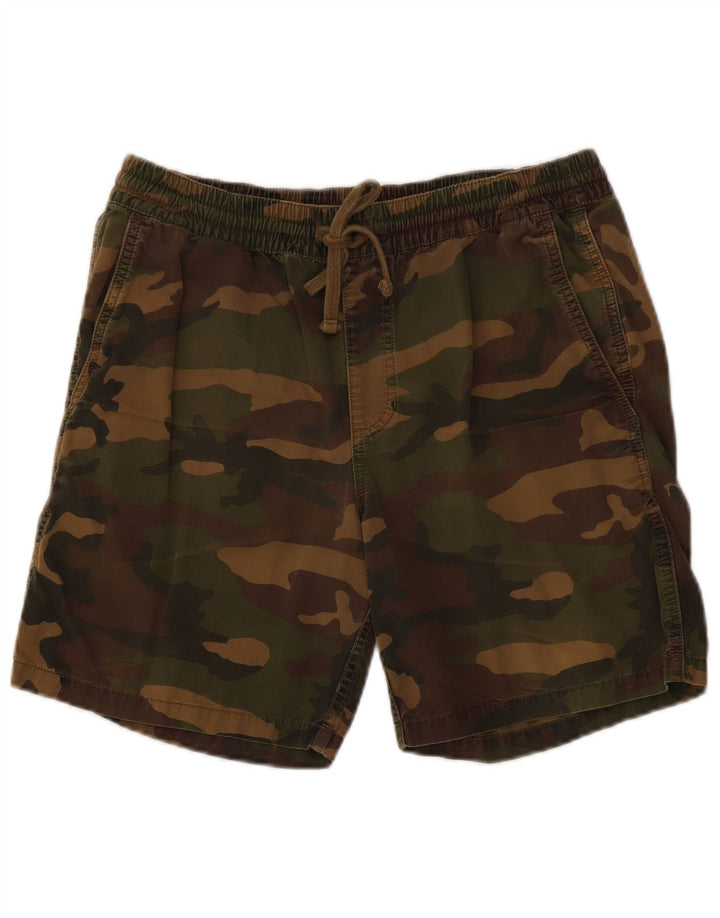 VANS Herren Chinoshorts Medium W30 Khaki Camouflage Baumwolle