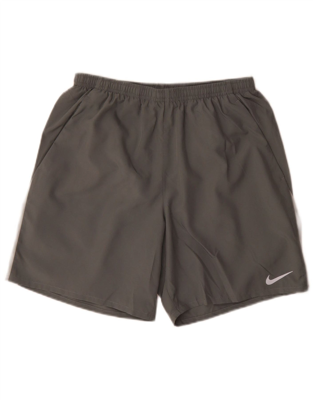 Nike Herren Dri Fit Sportshorts Mittelgraues Colourblock-Polyester