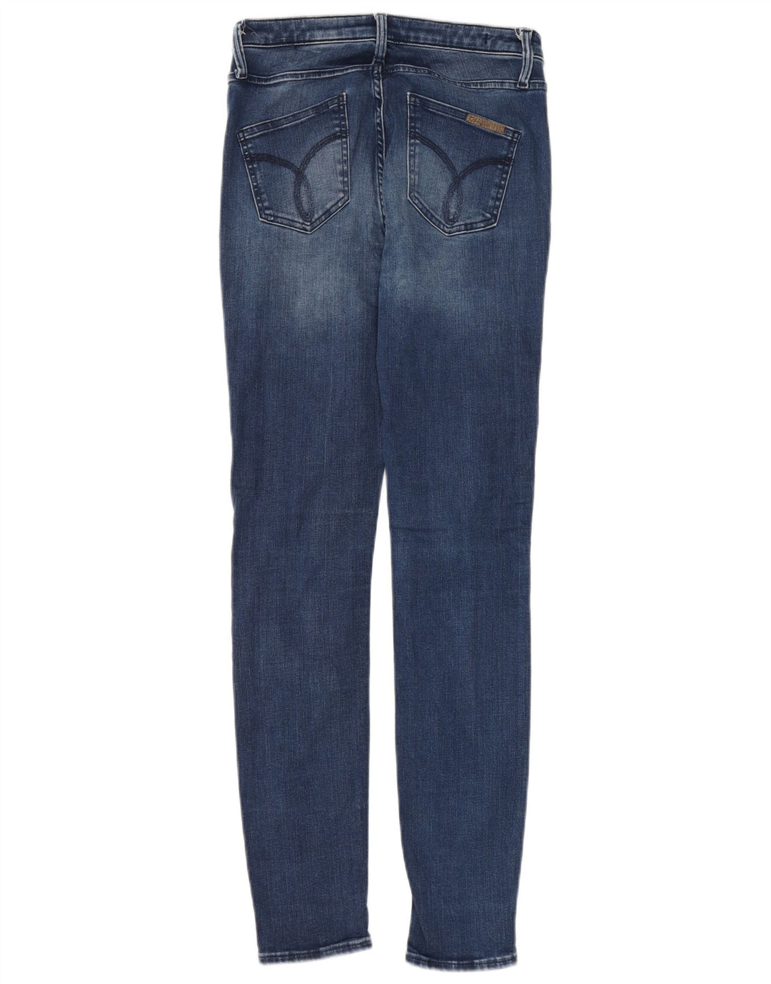 Calvin Klein Damen Skinny Jeans W28 L32 Blau
