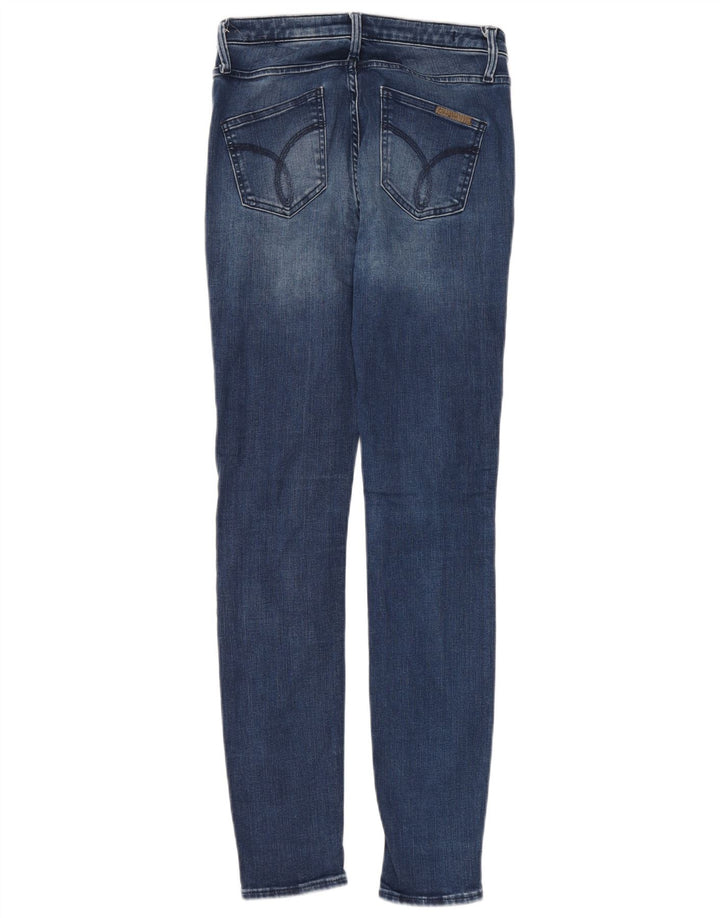 Calvin Klein Damen Skinny Jeans W28 L32 Blau