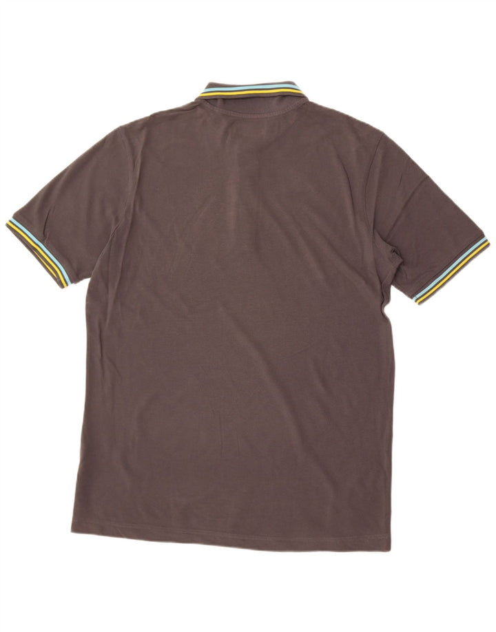 Kappa Herren-Poloshirt, große graue Baumwolle