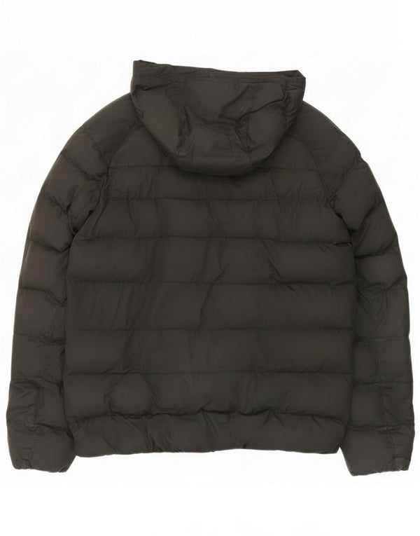 Nike Wattierte Jacke mit Kapuze für Jungen, 13–14 Jahre, XL, Schwarz, Polyester