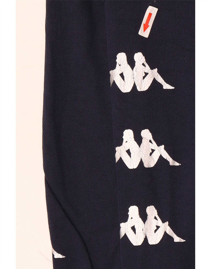 Kappa Herren-Trainingshose mit Grafik, mittelmarineblau