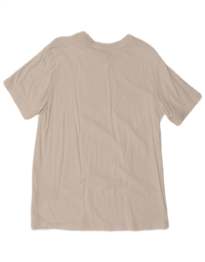 Nike Herren-T-Shirt mit Grafik, mittelweiße Baumwolle