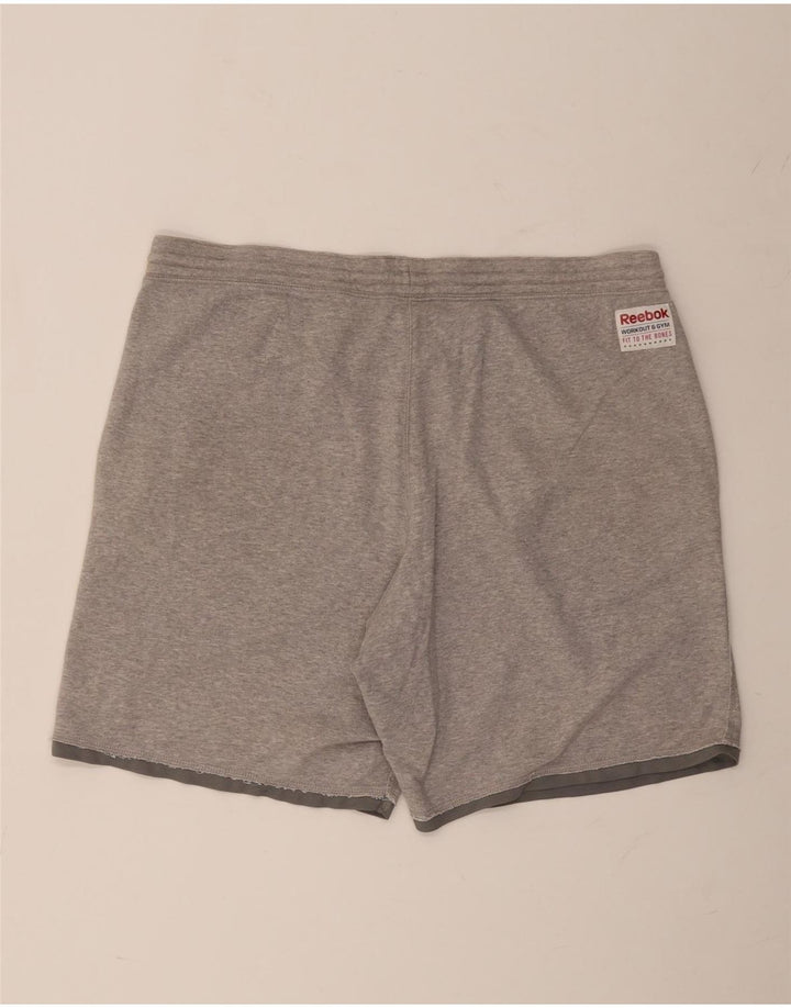 Reebok Herren Graphic Sport Shorts XL Grau Baumwolle