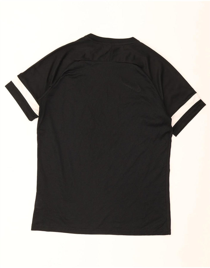 Nike Herren Dri Fit T-Shirt-Oberteil, großes, schwarzes Farbblock-Polyester