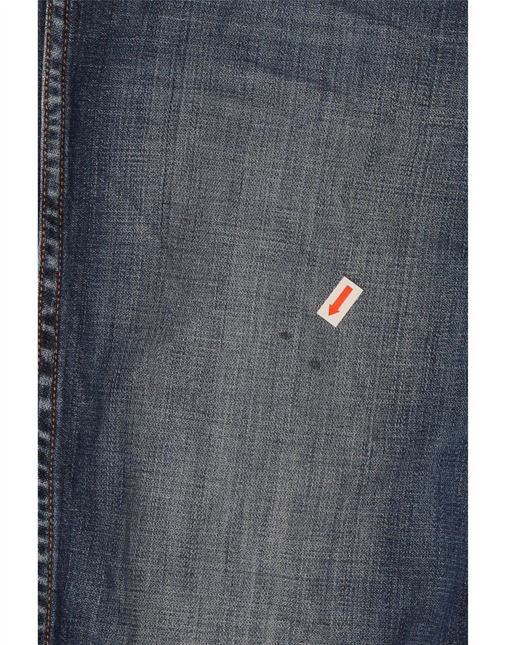Wrangler Herren Spencer Straight Jeans W34 L29 Blaue Baumwolle