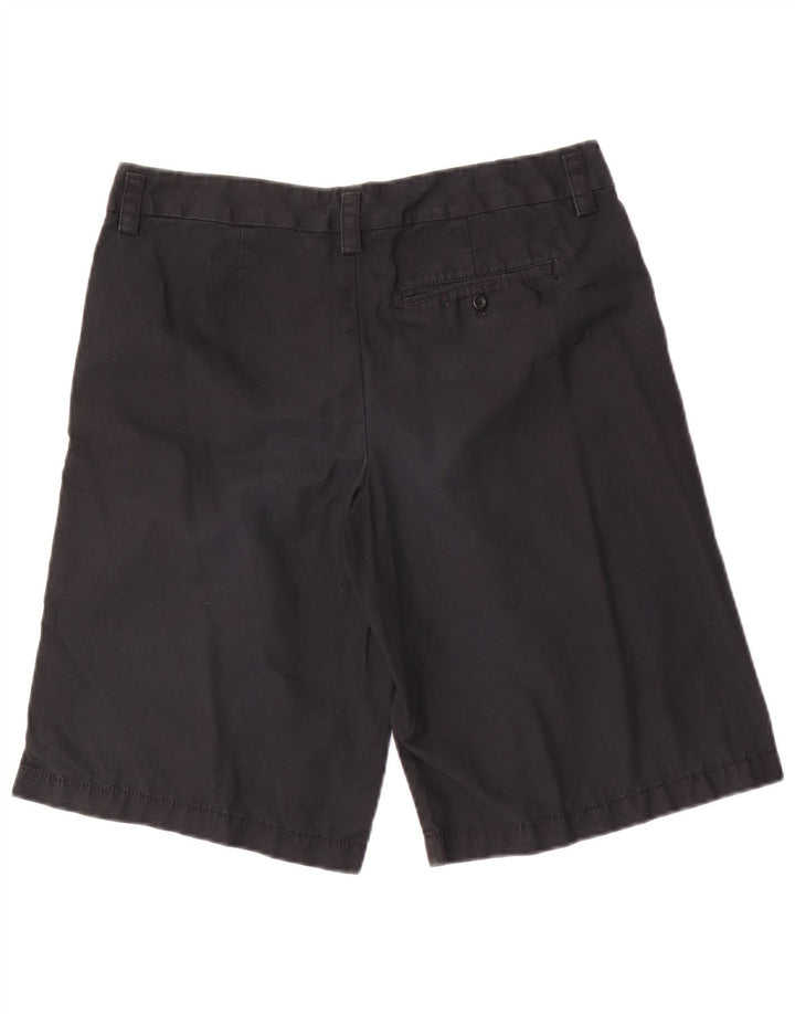 Gap Damen Chinoshorts UK 12 Medium W32 Schwarze Baumwolle