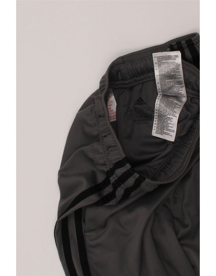 Adidas Sportshorts für Jungen, 9–10 Jahre, graues Polyester