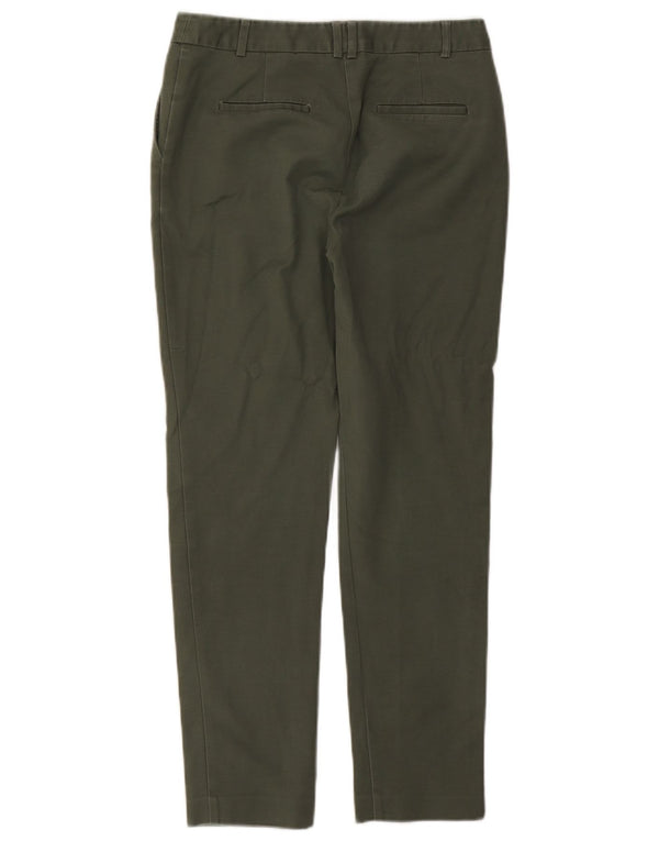 OASIS Slim Chino-Hose für Damen, UK 8, Größe S, W26, L27, Grün, Baumwolle