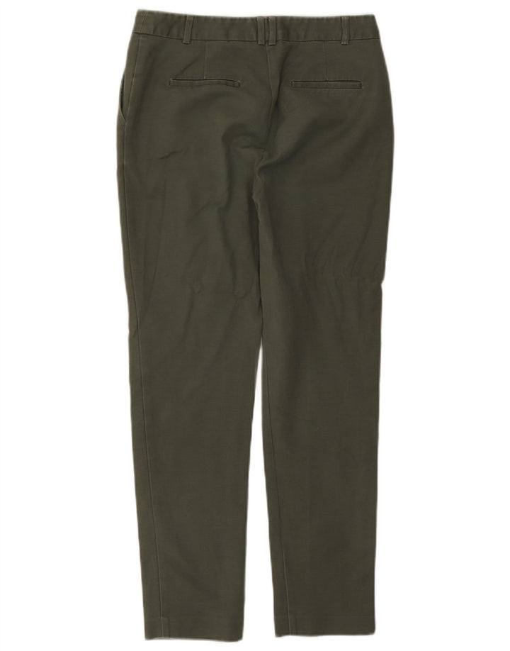 OASIS Slim Chino-Hose für Damen, UK 8, Größe S, W26, L27, Grün, Baumwolle