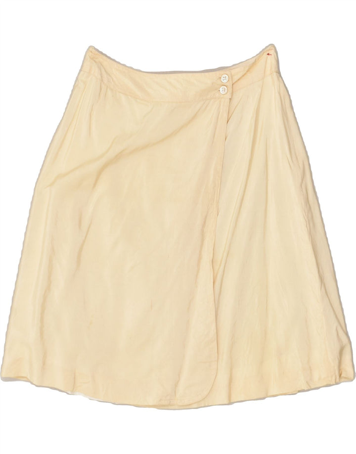 VINTAGE Womens Wrap Skirt W27 Small Beige | Vintage Vintage | Thrift | Second-Hand Vintage | Used Clothing | Messina Hembry 