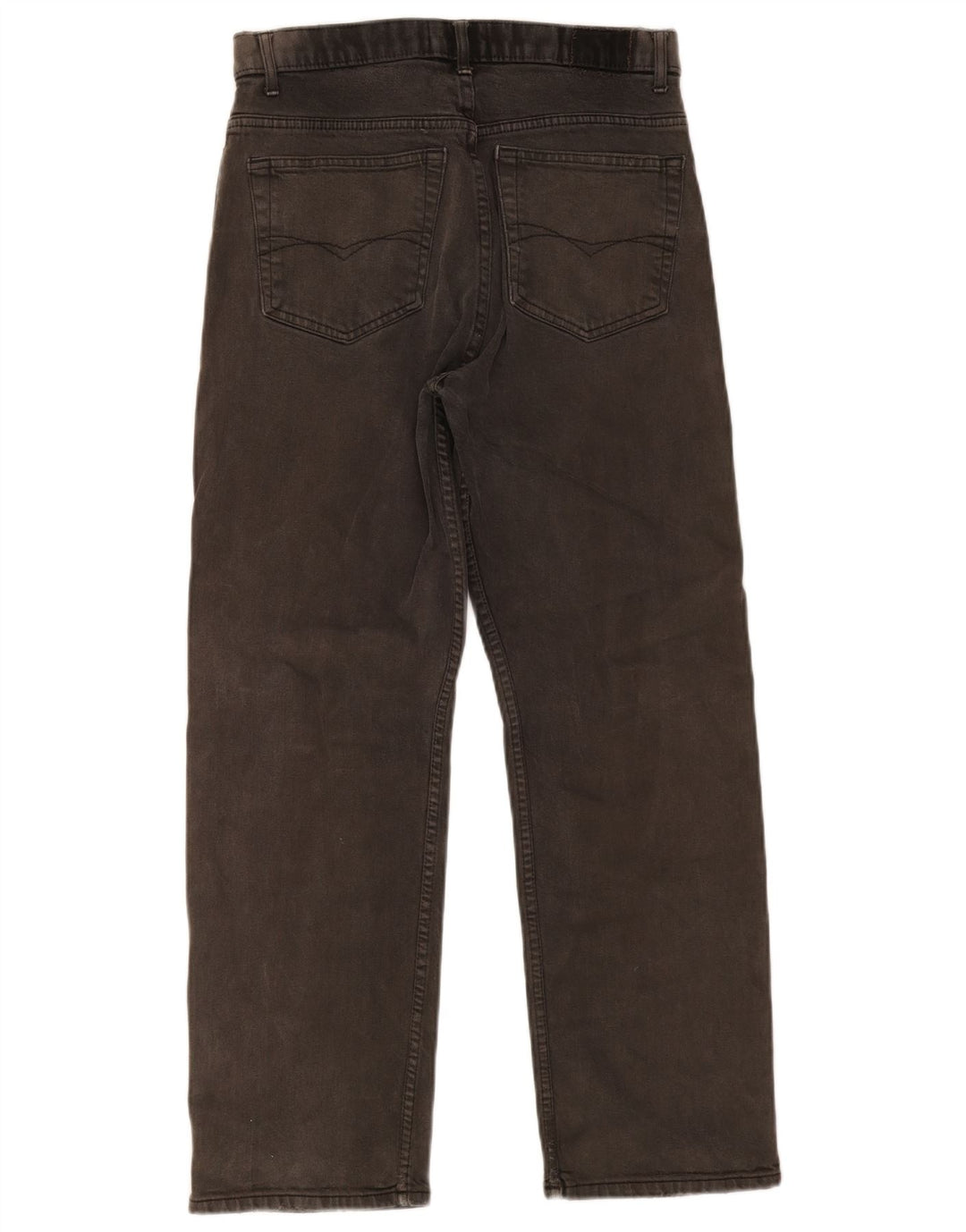Marks & Spencer Herren Blue Harbor Straight Jeans W32 L29 Graue Baumwolle