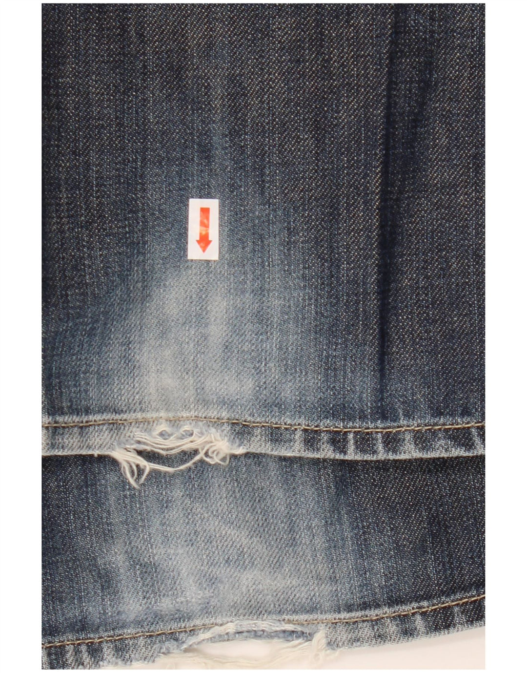 Hugo Boss Herren Straight Jeans W35 L34 Blaue Baumwolle