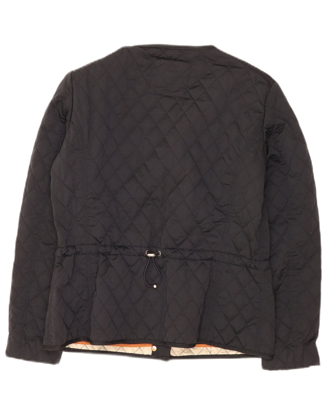 Massimo Dutti Damen Steppjacke UK 14 Large Schwarz Polyester