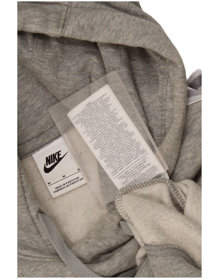 Nike Herren-Kapuzenpullover mit Grafik, mittelgrau gefleckte Baumwolle