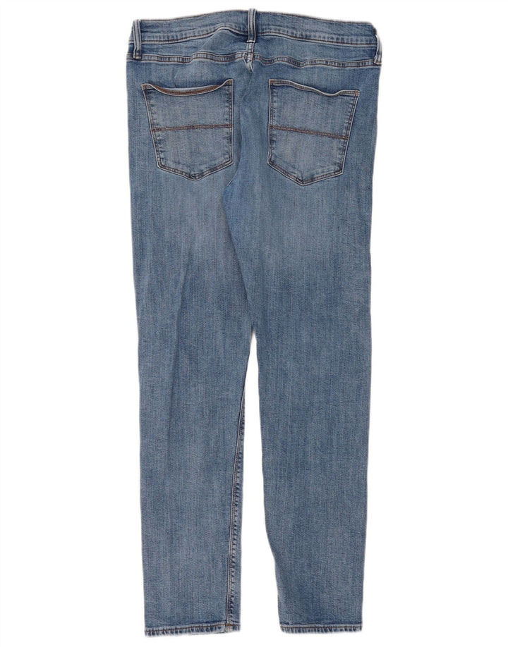 Marks & Spencer Herren Slim Jeans W34 L31 Blaue Baumwolle