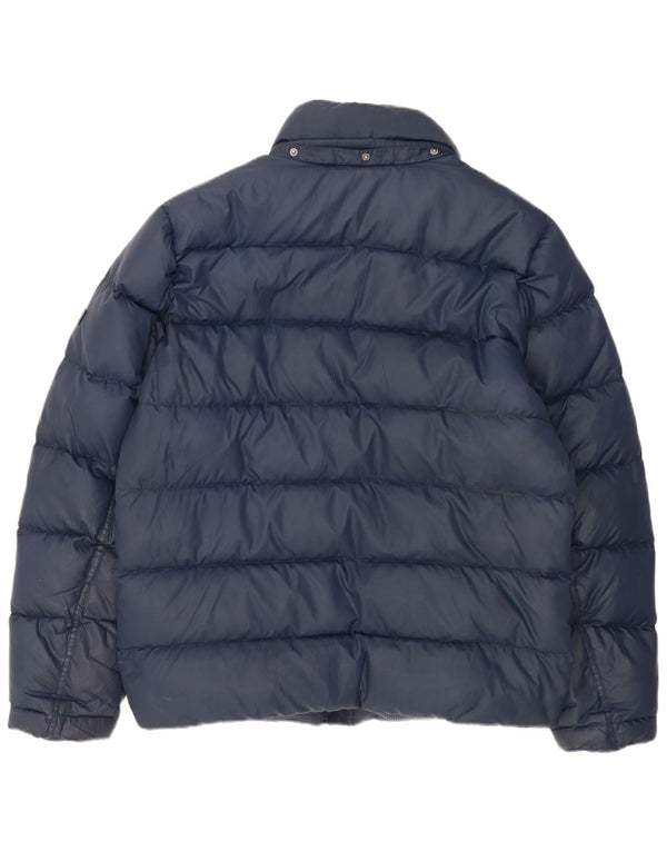 Tommy Hilfiger Mens Padded Jacket UK 44 2XL Navy Blue Polyester