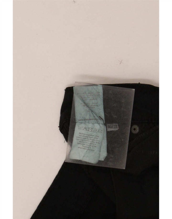 CHEAP MONDAY Herren Slim Jeans W30 L32 Schwarze Baumwolle