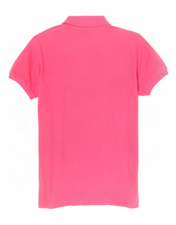 Lacoste Herren-Poloshirt, Größe 5, groß, rosa Baumwolle