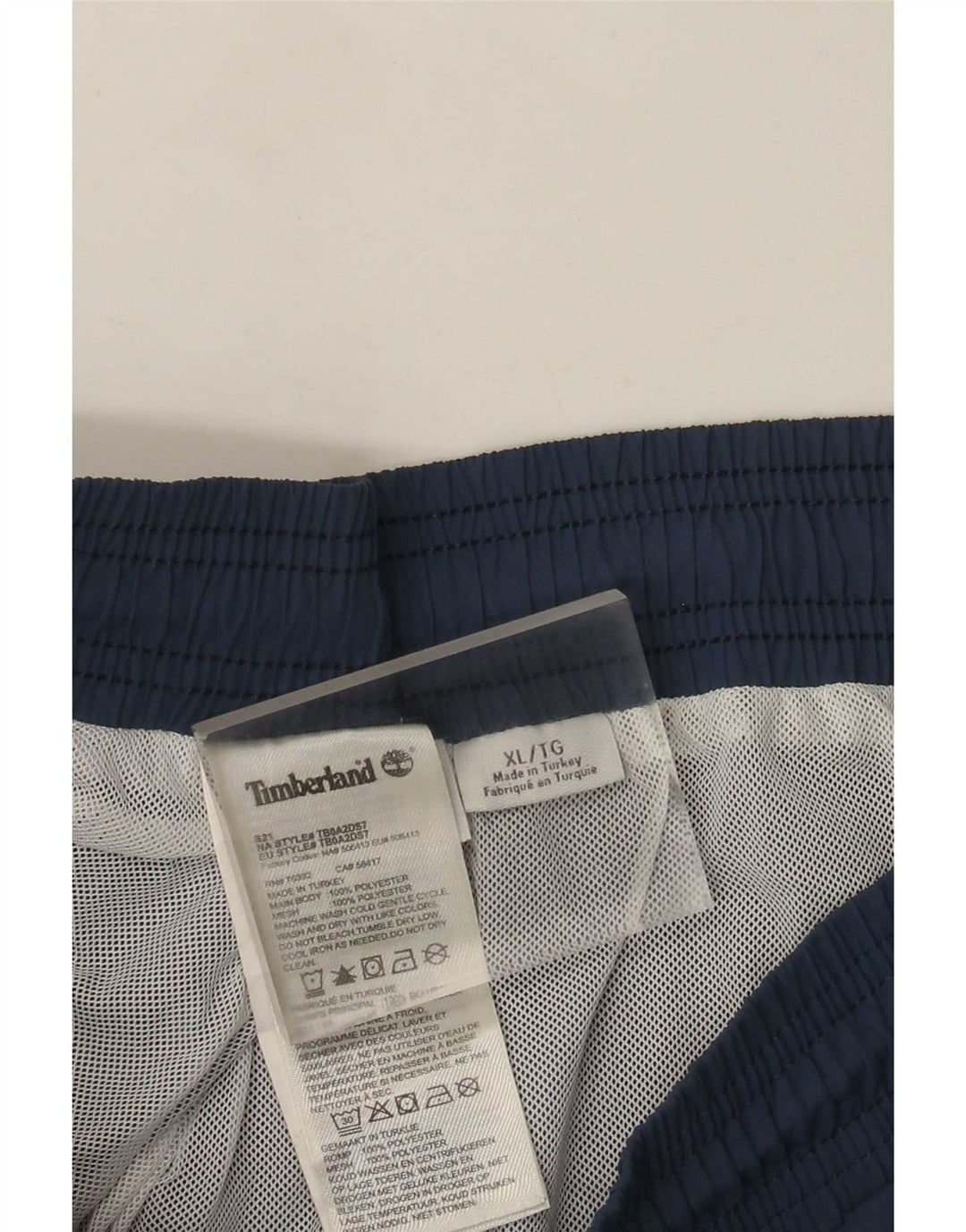 Timberland Herren Badeshorts XL Marineblau Polyester