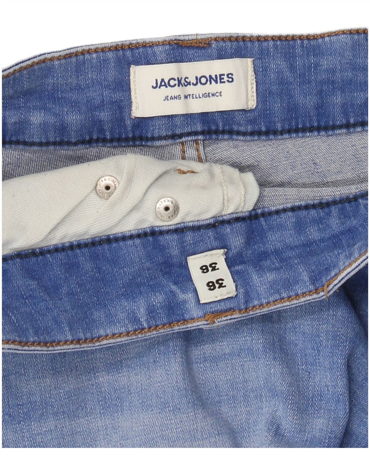 Jack & Jones Herren Slim Jeans W36 L36 Blaue Baumwolle