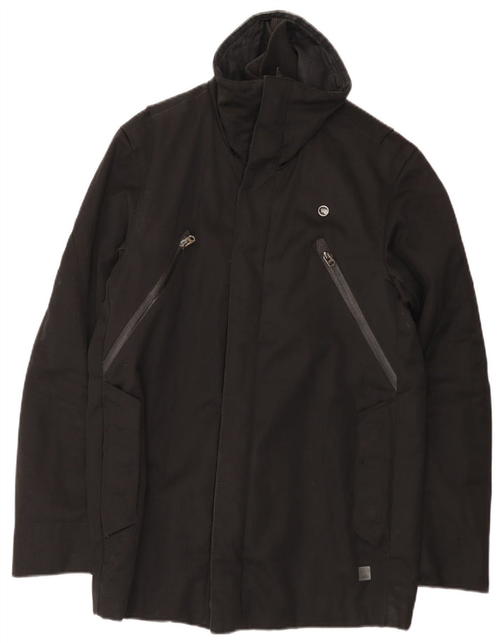 G-Star Herren Windjacke UK 38 Medium Schwarz Polyamid